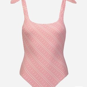 lemlem Lola Nagore, one piece light pink swimsuit NWT SIZE M